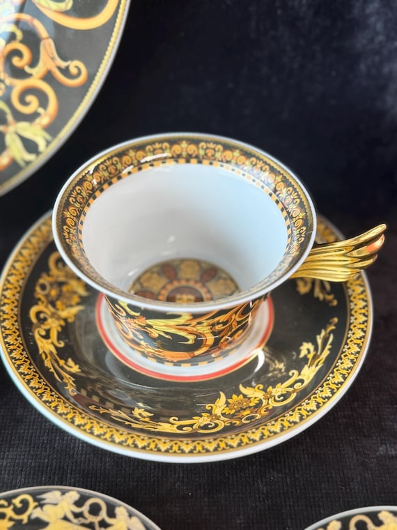 Rosenthal Versace Barocco Tea Set, Medusa Porcelain Dinnerware