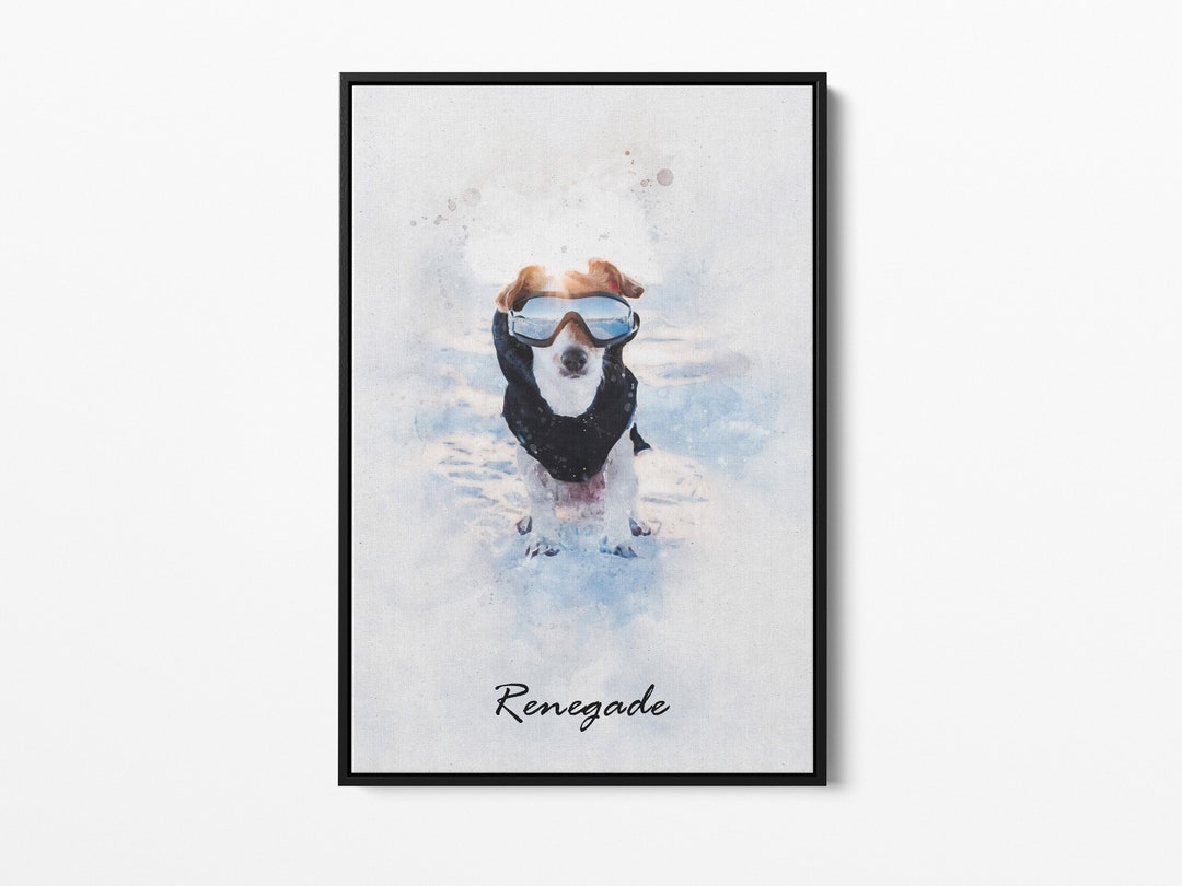 Personalized Pet Portrait, Custom Watercolor, Custom Dog Portrait