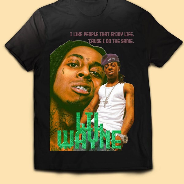 Camisa de Lil Wayne, camiseta de Lil Wayne, camiseta de Lil Wayne, Lil Wayne, unisex, regalo de Lil Wayne