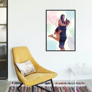 Couples Watercolor portrait