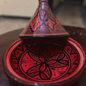 Moroccan Ceramic Tagine, Cooking & Serving, Hand-painted Tagine, Handmade Ceramic Pot, Pottery Tajine, Artisan Moroccan Tagine Pot