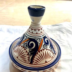 Moroccan Ceramic Tagine, Cooking & Serving, Hand-painted Tagine, Handmade Ceramic Pot, Pottery Tajine, Artisan Moroccan Tagine Pot