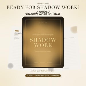 Shadow Work Journal, 50+ Guided Prompts, Inner Child Healing Workbook, Self Discovery Journal, Trigger Tracker, GoodNotes PDF