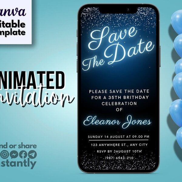 Save the Date Balloon - Etsy
