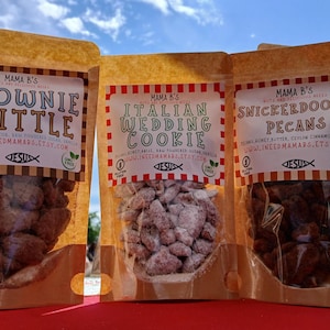 Sweet Treat Trio Pecan Gourmet Nut Idea Antipasto-Grazing-Gift Basket-Corporate Gift-Candied Pecan-Special Occasion-GlutenFree-Healthy Snack