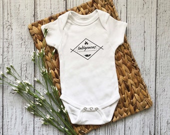 Baby Bodysuit, Indigenous One Piece Baby Suit, Baby Gift, Long / Short Sleeve, 0-18 Months size