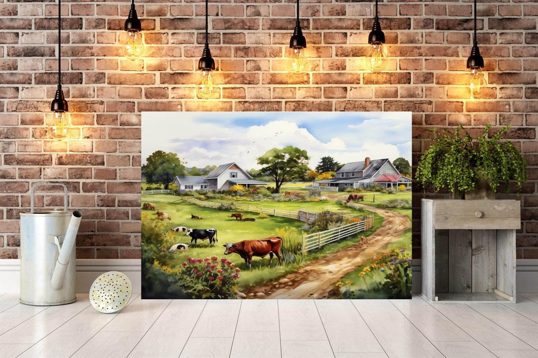New Release, 20x16 Country Living Wall Art Canvas Print Etsy