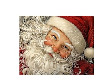 20x16 Santa Christmas Wall Art Canvas Print