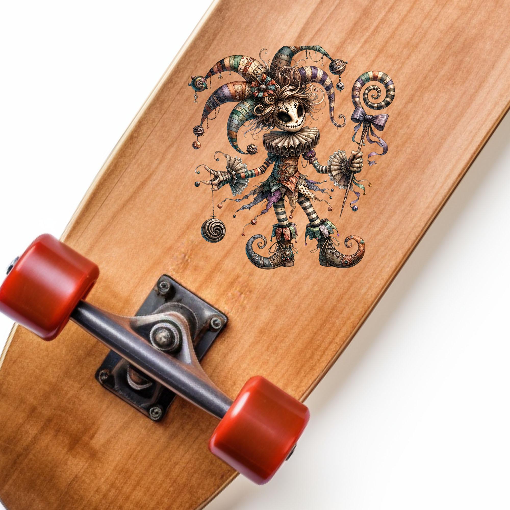 Jester Sticker Creepy Jester Clear Sticker / Decal UV DTF Sticker Transparent Choose ...