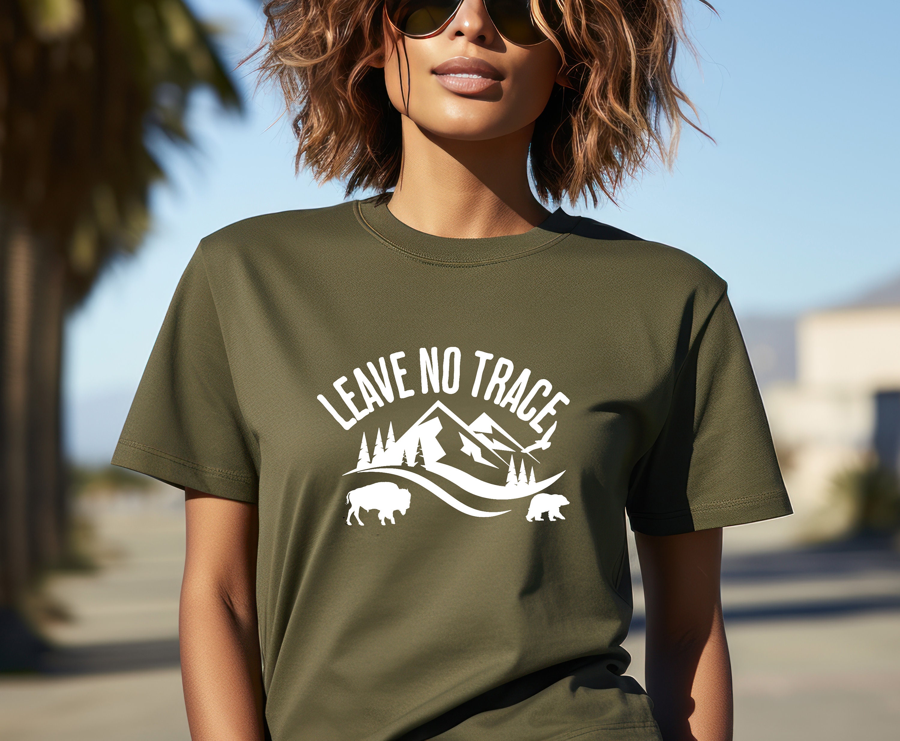 Leave No Trace T Shirt, Tshirt, Graphic T's Multiple Colors