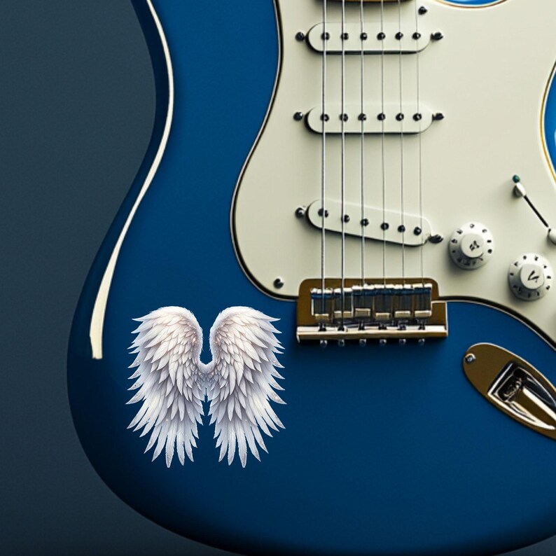 White Angel Wings Clear Sticker / Decal UV DTF Sticker Transparent ...