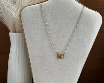 White Gold Luna Necklace