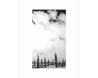 Cosmic Winter Snow Greeting Card Bundles (envelopes included)