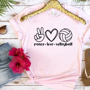 Peace Love Volleyball Svg Volleyball Mom Svg Volleyball Mom Svg