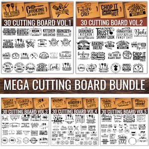 150 Schneidebrett SVG Bundle, lustiges Schneidebrett svg, Topflappen svg, Schneidebrett, Schneidebrett Zitate svg Bundle, Küche svg, Backen svg