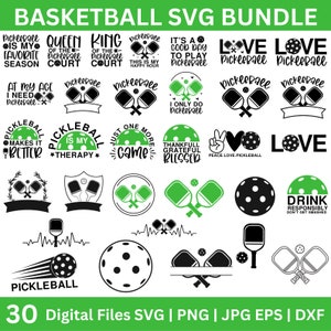 Pickleball SVG Bundle, Pickleball SVG, Pickleball Mom SVG, Pickleball Court Svg, Pickleball Paddles, Pickleball shirt svg, Digital Download