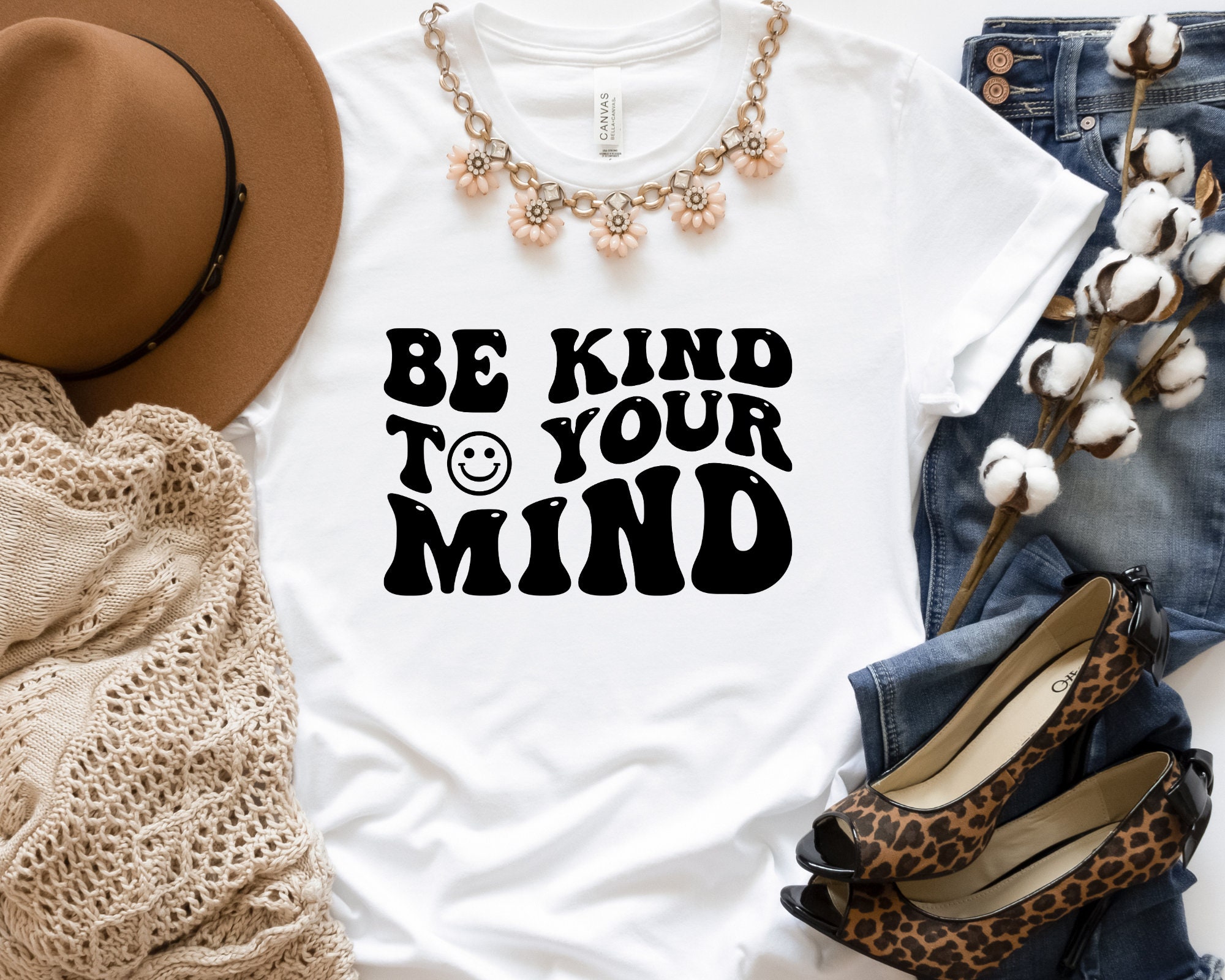 Be Kind to Your Mind Svg, Groovy Svg, , Kindness Svg, Inspirational Svg ...