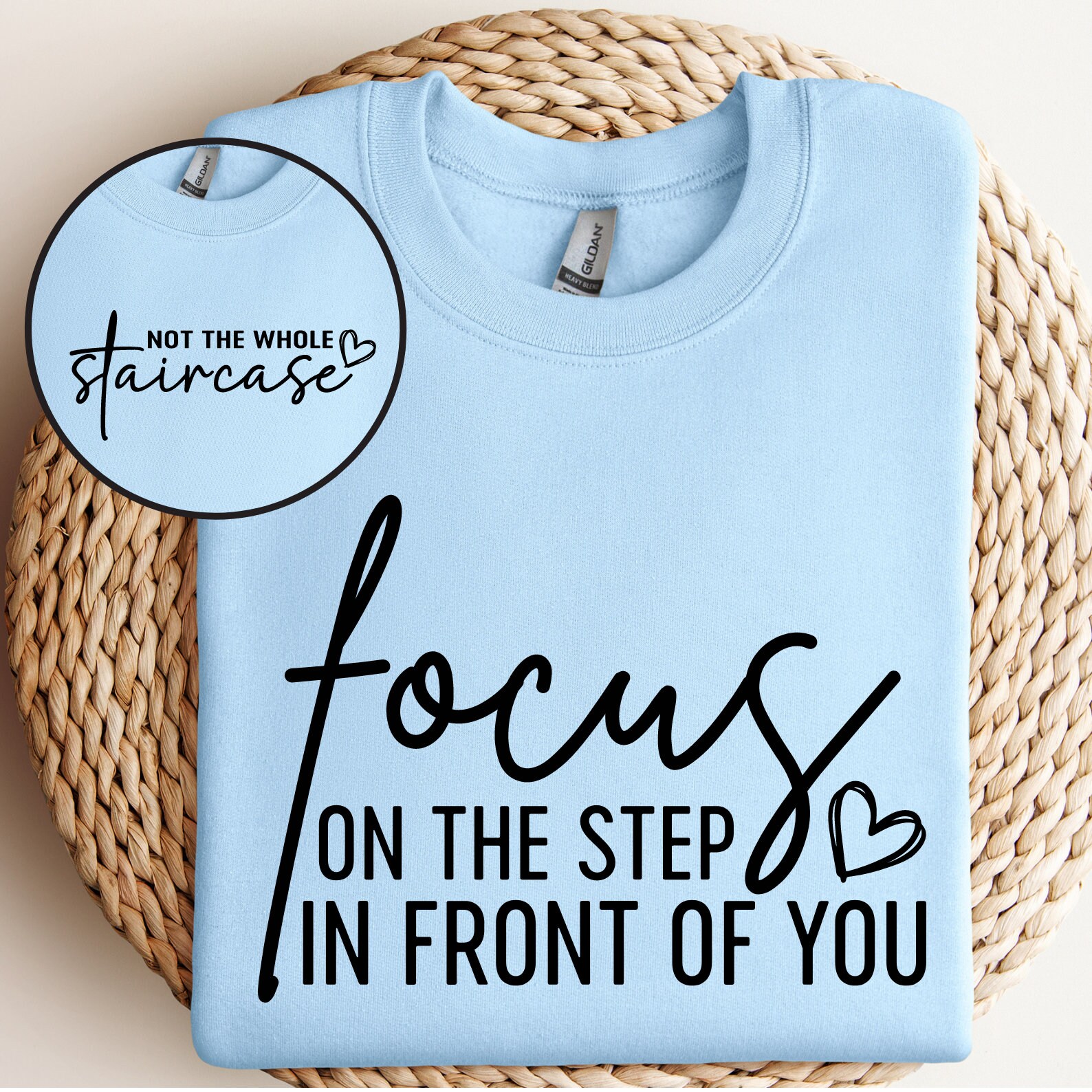 Focus on the Step SVG, Not the Whole Staircase Svg Png, Sleeve Shirt ...