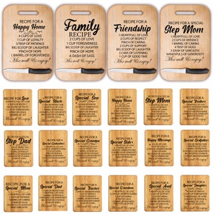 Familienrezept-Svg-Bundle, lustige Küche svg, Schneidebrett-Zitate-Svg, Rezept für Mama, Ehe-Charcuterie-Brett svg, Familienküche svg