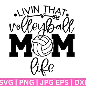 バレーボールママ SVG、バレーボールママ SVG、誰かのうるさいバレーボールママ SVG、バレーボールシャツ SVG、ママライフ SVG、スポーツママ
