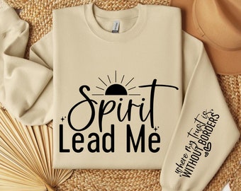 Spirit Religiöses Zitat SVG, Elegantes Boho Christian Zitat SVG, Sonnenwellen sagen SVG, Inspirational SVG Png, Glaube Png, Ärmel-Shirt-Design