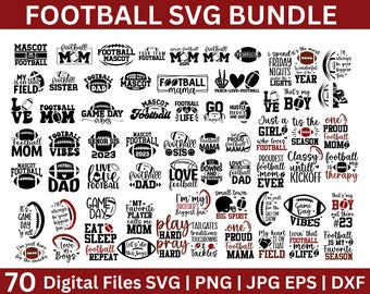 Football SVG Bundle, football mom svg, Football font svg, Football Designs, Football Quotes Svg, Football Game Day svg, Football Name Svg