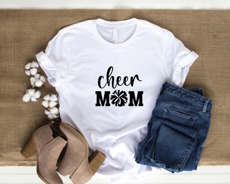 Cheer Mom Svg Bundle, Cheer Life Svg, Cheerleader Mom Svg, Cheer Mom Shirt Svg, Mom Life Svg, Cheerleader Mom Designs, Cheer mom era svg image 3