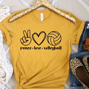 Peace Love Volleyball Svg Volleyball Mom Svg Volleyball Mom Svg