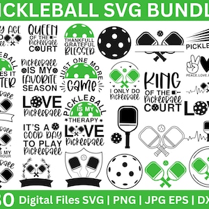 Pickleball SVG Bundle, Pickleball SVG, Pickleball mom SVG, funny pickelball svg, Pickleball Court Svg,pickleball paddles svg, sports svg