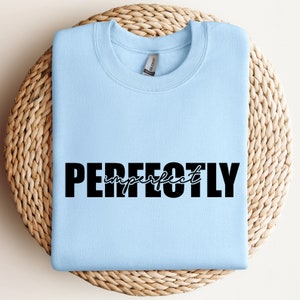 Perfectly Imperfect SVG, Positive Quote Svg, Leopard Cheetah Print, Perfectly Svg, Motivational Shirt Svg Cut File Cricut, Instant Download