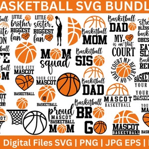 Basketball SVG Bundle, Basketball Zitate SVG, Basketball SVG, Basketball Cut Dateien, Basketball Designs, Basketball SVG für Cricut