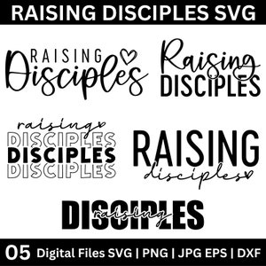 Élever des disciples SVG, svg élever croyants, foi svg, élever de petits disciples, prier maman svg, cette maman prie, téléchargement numérique