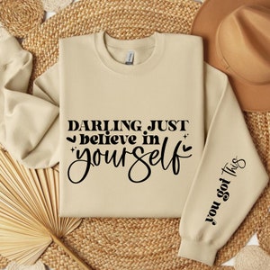 Believe in Yourself SVG, Positive svg, This is Just a Chapter, Sleeve Shirt Design, Mom Life svg, Strong women svg, Digital Download