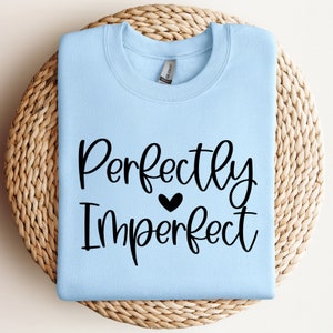 Perfectly Imperfect SVG, Positive Quote, Leopard Cheetah Print, Perfectly Svg, Motivational Shirt Svg Cut File for Cricut, Instant Download