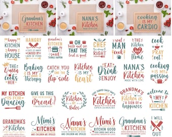 Kitchen Tray Svg Bundle 50 Designs, Cutting Board Svg, Plate svg, tray laser file board, Baking svg, mom kitchen svg cutting board laser png