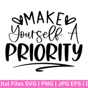自分を優先する svg、メンタルヘルス SVG、ポジティブ SVG、モチベーション SVG、ボヘミアン セルフ ラブ、インスピレーション svg、メンタルヘルス意識、