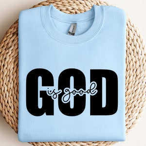 Gott ist gut SVG, christlicher Glaube SVG, religiöse SVG, inspirierende Zitate, Schrift Bundle, Cricut Cut Dateien, Instant Download