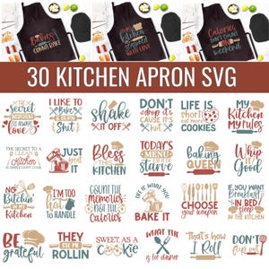 Pacote de Avental de Cozinha Svg, Avental de Cozinha SVG, Pacote de Citações de Avental, Avental Engraçado Svg, Citação de Cozinha, Ditado de Cozinha, Assando Svg