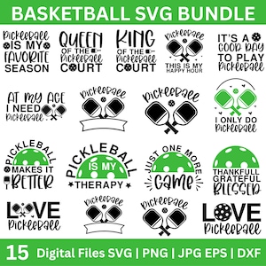 Pickleball SVG Bundle, Pickleball SVG, Pickleball Mom SVG, Funny Pickelball svg, Pickleball Court, Pickleball Paddles, Pickleball shirt svg
