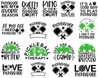 Pickleball SVG Bundle, Pickleball SVG, Pickleball Mom SVG, Funny Pickelball svg, Pickleball Court, Pickleball Paddles, Pickleball shirt svg