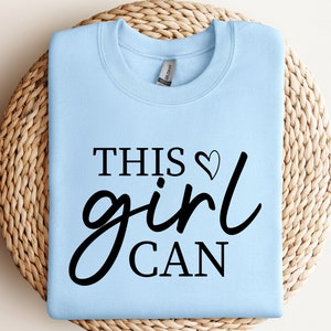 Dieses Mädchen kann SVG, feministische svg, Girl Power svg, starke Frauen SVG, Stärke, positive svg, Mom SVG, ermächtigte Frauen, starke Mutter svg
