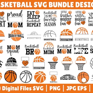 Bundle Mega Basketball SVG, basket-ball citations SVG, nom basket-ball numéro SVG, senior basket-ball maman Svg Png, basket-ball Split Net Svg