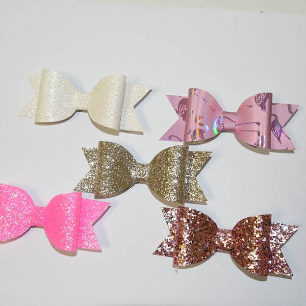 Haarspangen mit Schleifen, Hair clips with bows