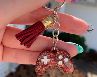 Video Game Controller Keychain | Resin Keychain |