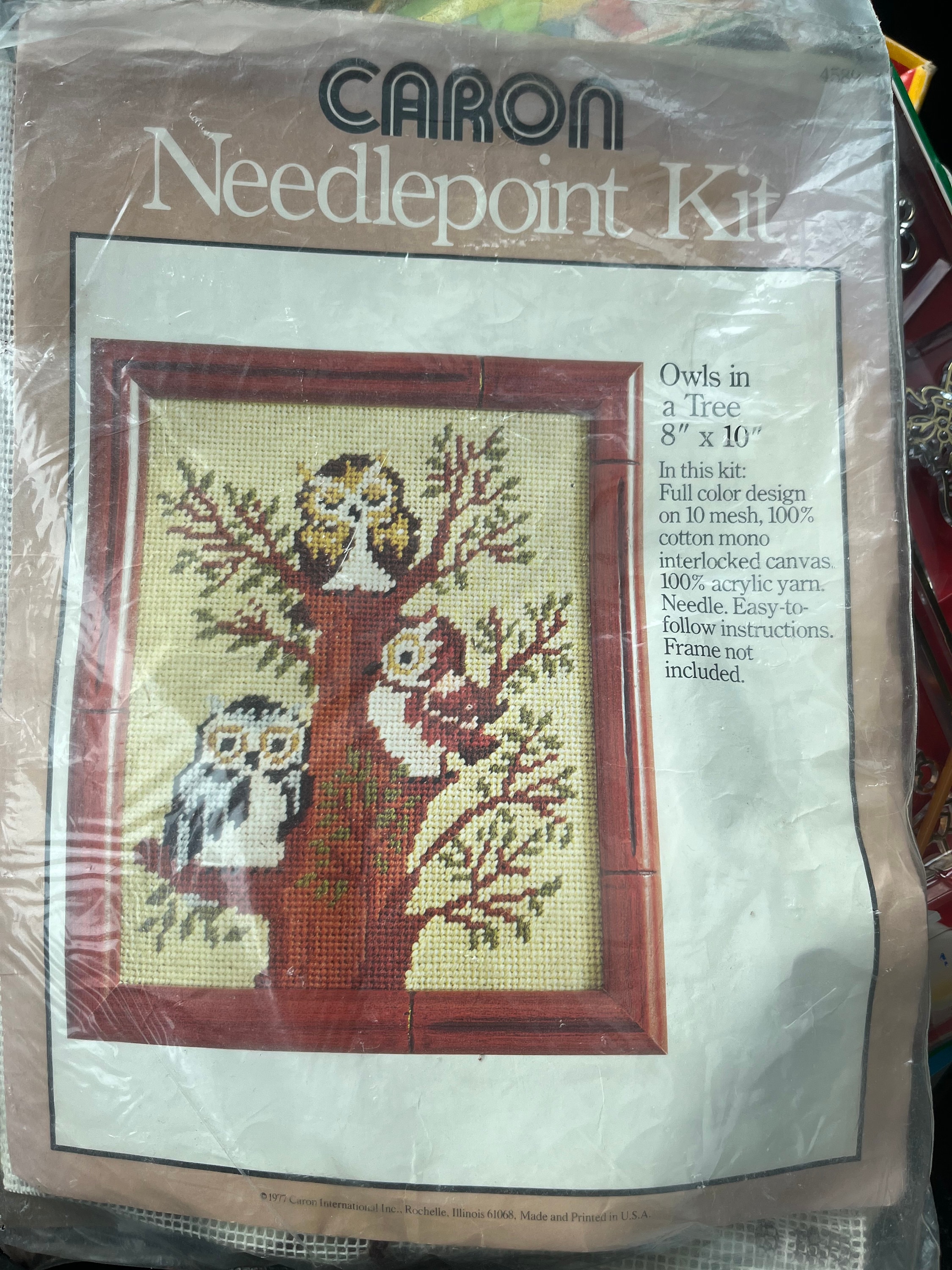 Vintage Needlepoint Kit Etsy