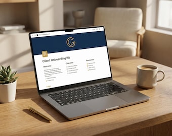 Client Onboarding Kit Notion Template | Freelancer Welcome Packet | Project Timeline | Intake Form
