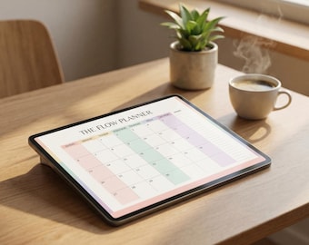 Digital iPad Planner | The Flow Planner | 400+ Hyperlinked Pages | GoodNotes Notability