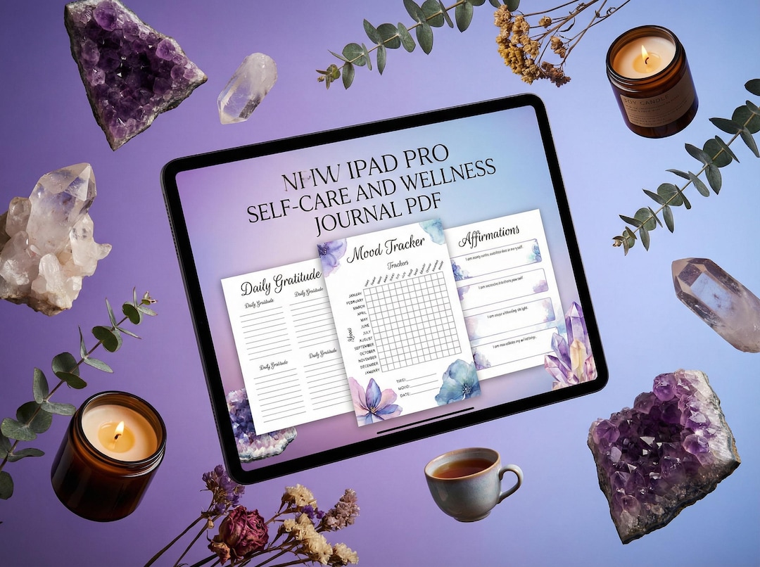 Self Care Journal Printable PDF | Wellness Journal | Gratitude Pages ...