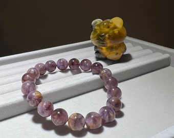 Amethyst Rutilated Bracelet