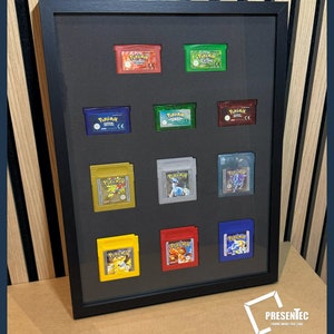 Rahmen Bilderrahmen für Pokemon Editionen Case Display Pokemon Smaragd, Kristall